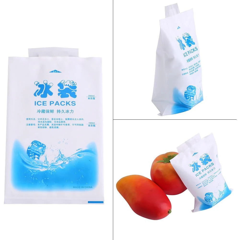 10pcs Gel Ice Packs Reusable Cold Compress Packs for Injuries, Pain Relief,Safe Eco-Friendly Hot and Cold Gel Packs