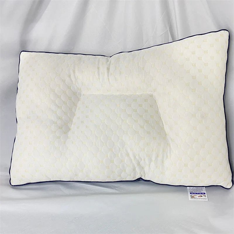 Cervical Orthopedic Neck Pillow Help Sleep And Protect The Pillow Neck Household Soybean Fiber Massage Pillow For Sleeping 1pcs