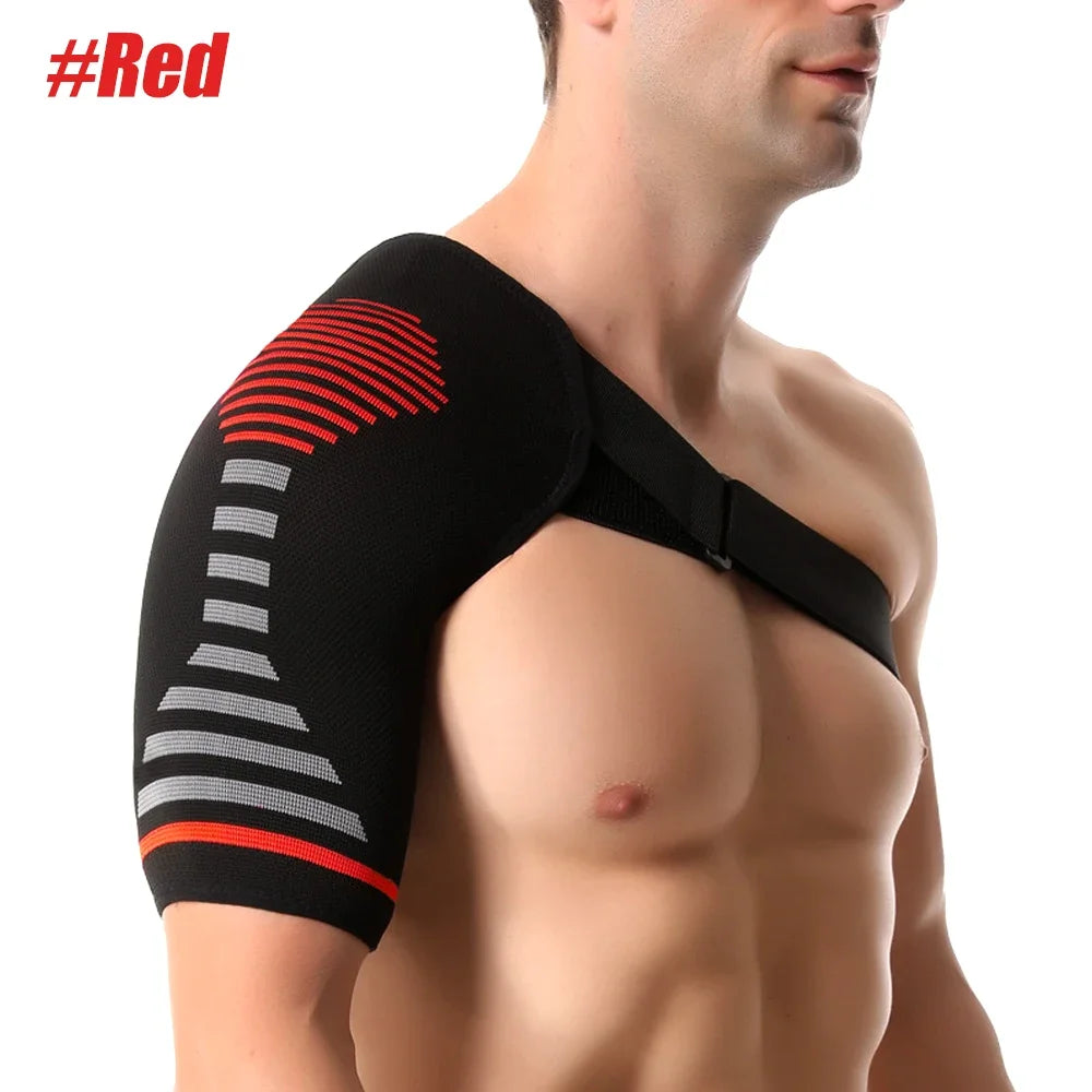 Professional Shoulder Brace - Support and Compression Sleeve, AC Joint - Arm Immobilizer Wrap, Stability Strap - for Men & Women