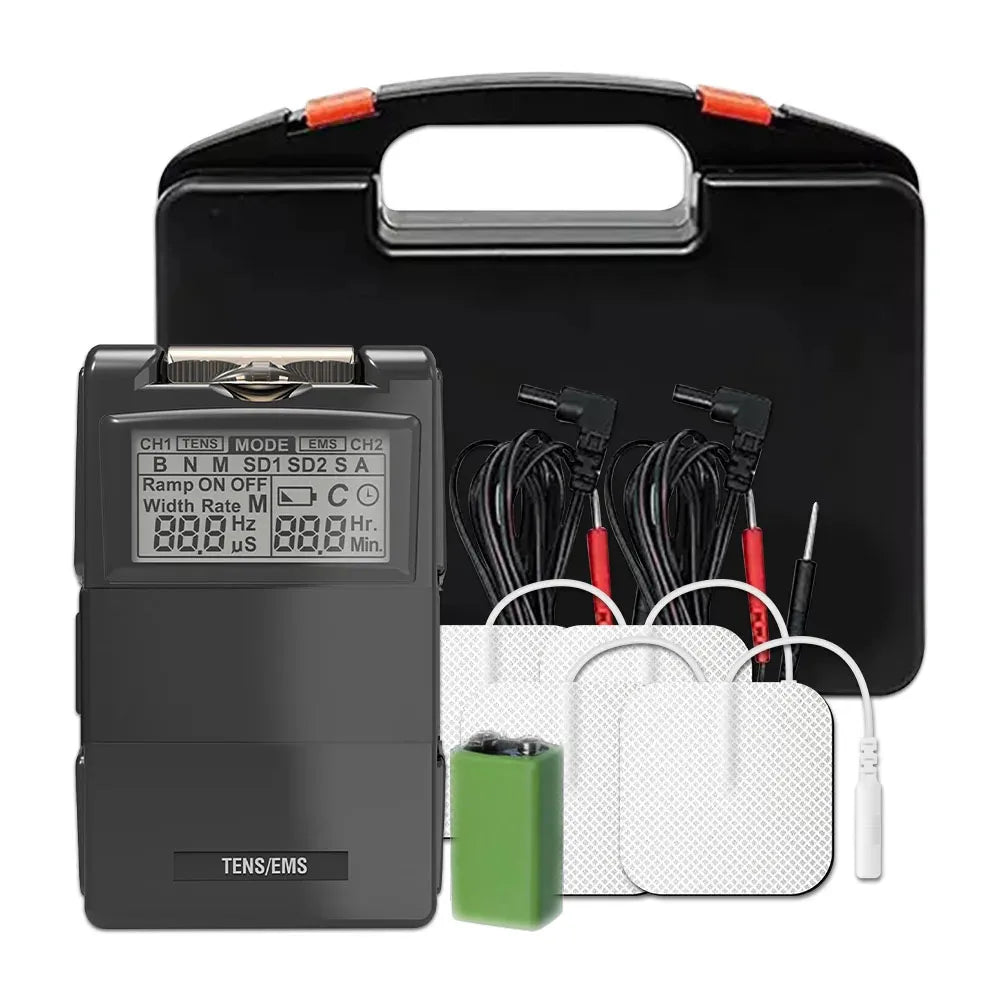 EMS TENS Unit Machine EMS Electric Muscle Therapy Stimulator Physiotherapy Pulse Electric Massage Device Back Body Neck Massager