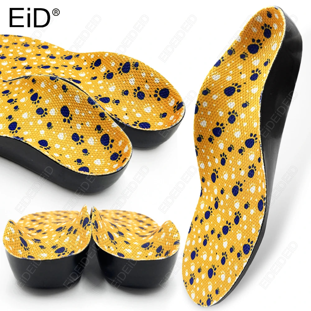 Children orthopedics Insoles for Arch Support Flat Feet Correction for Kids Orthotic Shoe Inserts Improve Foot Posture Unisex